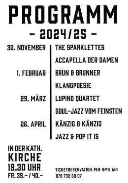 Programm Jazz 2024/25